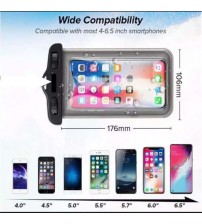 Pack Of 3 Universal Waterproof Mobile Pouch Case for IPhone Android - Water Proof Cover Bag Mobile Phone Protector